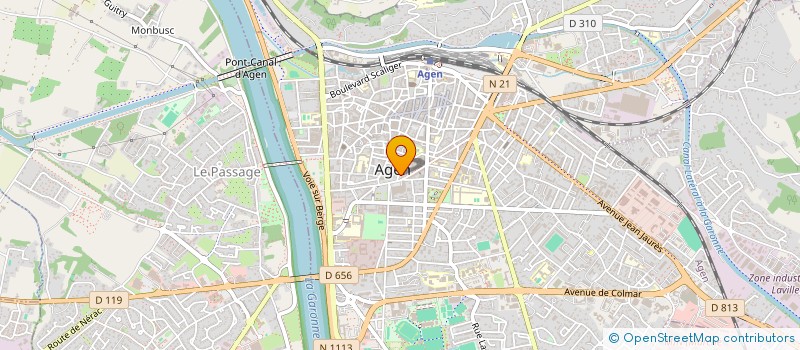 localisation de l'entreprise SELARL SOPHIE LAGARDE  AGEN