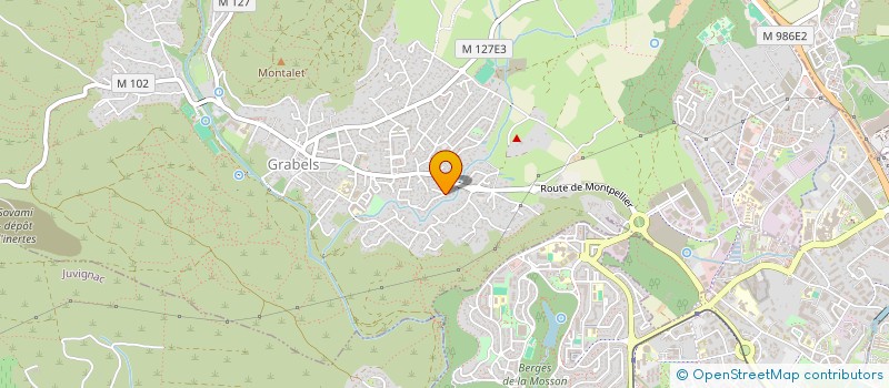 localisation de l'entreprise SELARL SOPHIE ROUBAUD  GRABELS