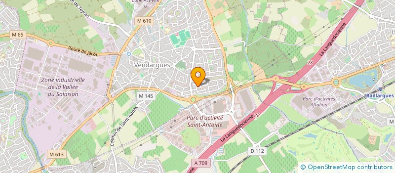 localisation de l'entreprise SELARL SOUCHON MARINE à VENDARGUES