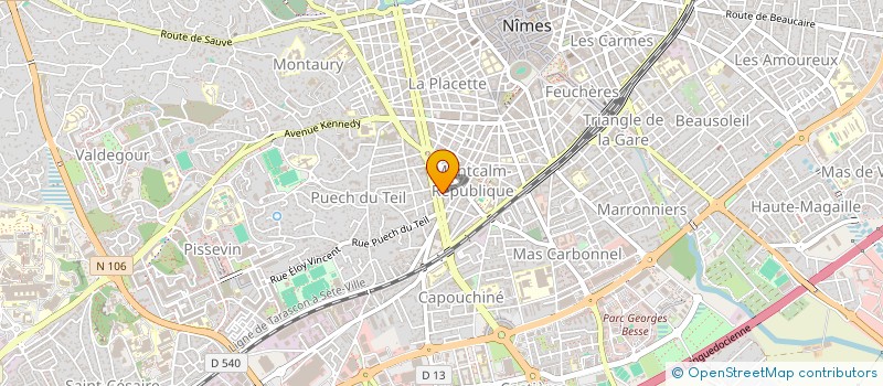 localisation de l'entreprise SELARL SPORTO à NIMES