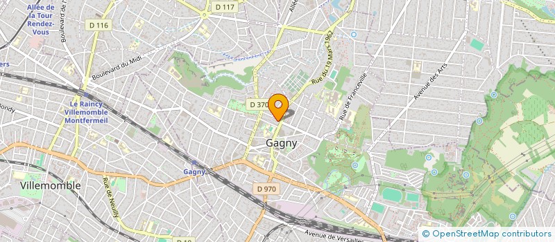 localisation de l'entreprise SELARL SUEUR ET AUTRES CHIRURGIENS-DENTISTES à GAGNY