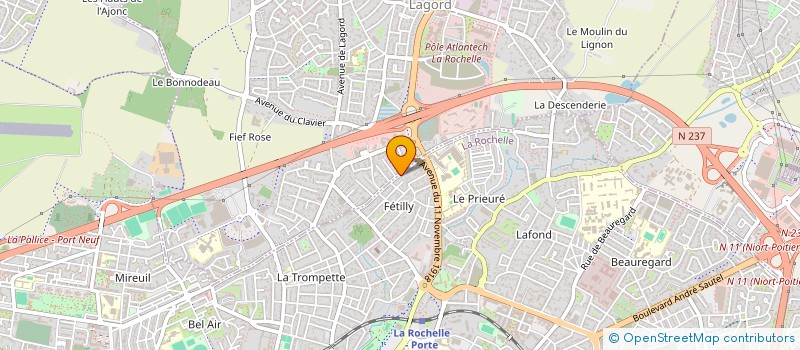 localisation de l'entreprise SELARL SURGICA  LA ROCHELLE