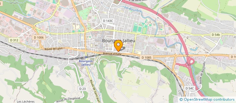 localisation de l'entreprise SELARL SWANY BOUTENNOUNE à BOURGOIN-JALLIEU