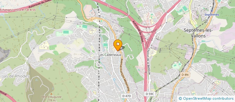 localisation de l'entreprise SELARL SYLVANDER CECILE à LES PENNES-MIRABEAU