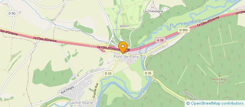 localisation de l'entreprise SELARL TANGUY  SAINTE-MARIE-SUR-OUCHE