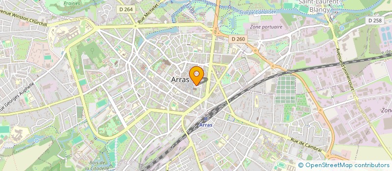 localisation de l'entreprise SELARL THIBAUT BRASME ET VINH LE XUAN, NOTAIRES ASSOCIES, TITULAIRE D'UN OFFICE NOTARIAL A ARRAS, 21 RUE DE JUSTICE à ARRAS