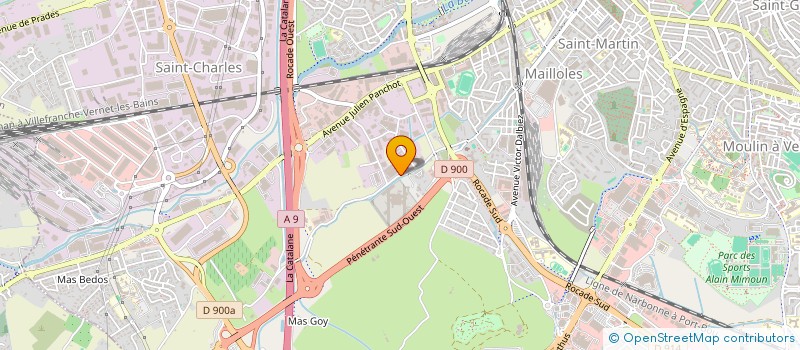 localisation de l'entreprise SELARL THIBAUT RUFFAT COMMISSAIRE PRISEUR JUDICIAIRE  PERPIGNAN