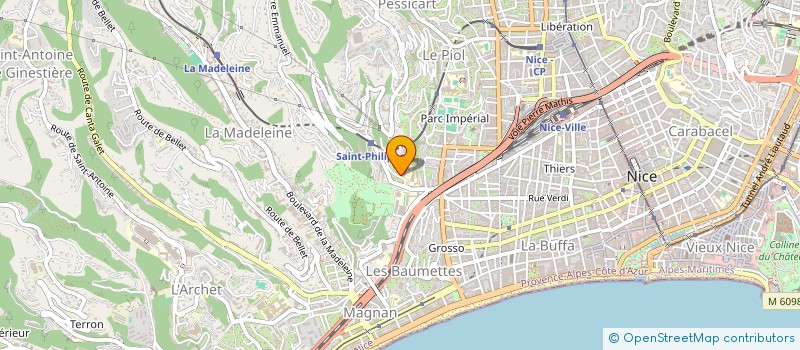 localisation de l'entreprise SELARL THIERRY FERRERE à NICE