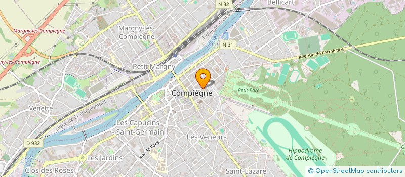 localisation de l'entreprise SELARL THOMA-BRUNIERE  COMPIEGNE