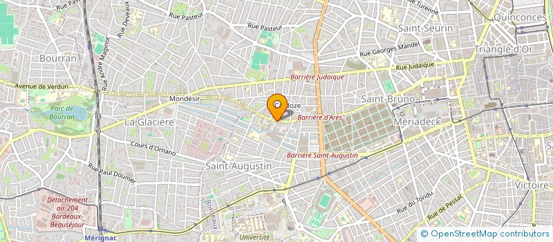 localisation de l'entreprise SELARL THOMAS BACHELET  BORDEAUX