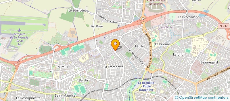 localisation de l'entreprise SELARL THOMAS DELARUE  LAGORD