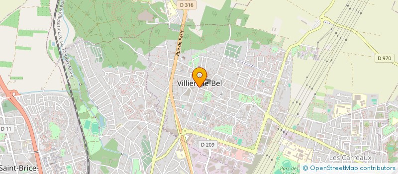 localisation de l'entreprise SELARL TINA à VILLIERS-LE-BEL