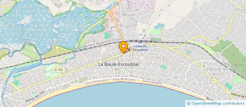 localisation de l'entreprise SELARL TLS SANTE à LA BAULE-ESCOUBLAC