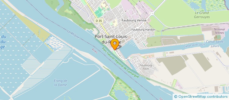 localisation de l'entreprise SELARL TRAN-DINH à PORT-SAINT-LOUIS-DU-RHONE