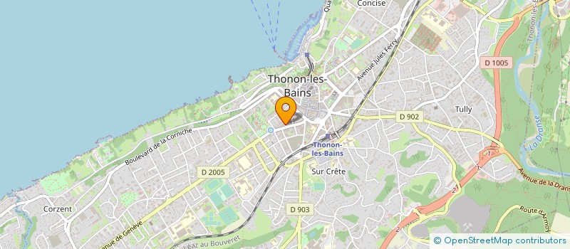localisation de l'entreprise SELARL TROMBERT-MAGRETTI à THONON-LES-BAINS
