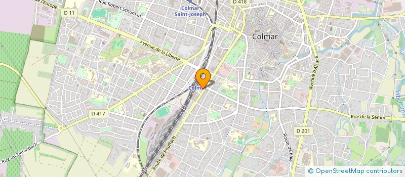 localisation de l'entreprise SELARL UNIPERSONNELLE DOCTEUR MITSCHLER  COLMAR