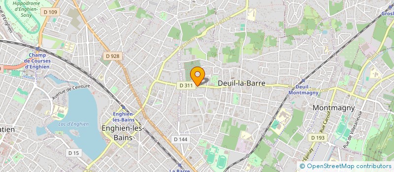 localisation de l'entreprise SELARL UNIPERSONNELLE DU DR WEIFFENBACH à DEUIL-LA-BARRE