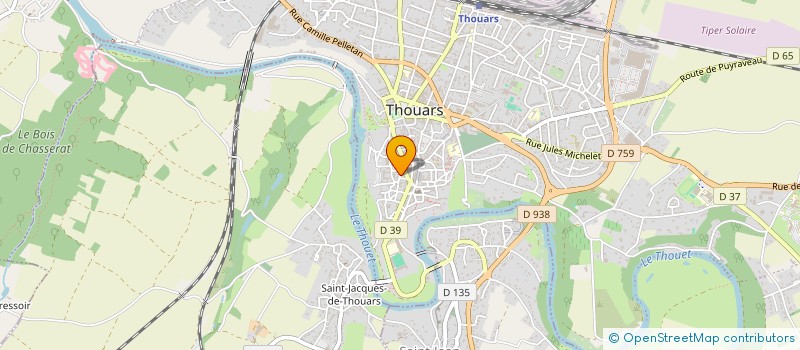 localisation de l'entreprise SELARL UNIPERSONNELLE ORTHOPHONIE-STE à THOUARS