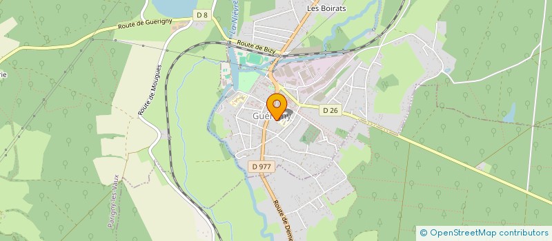 localisation de l'entreprise SELARL UNIPERSONNELLE PICARD SYLVAIN  GUERIGNY