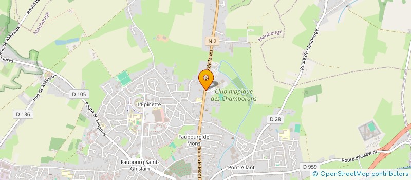 localisation de l'entreprise SELARL UROLOGIE DR YAKOUBI à MAUBEUGE