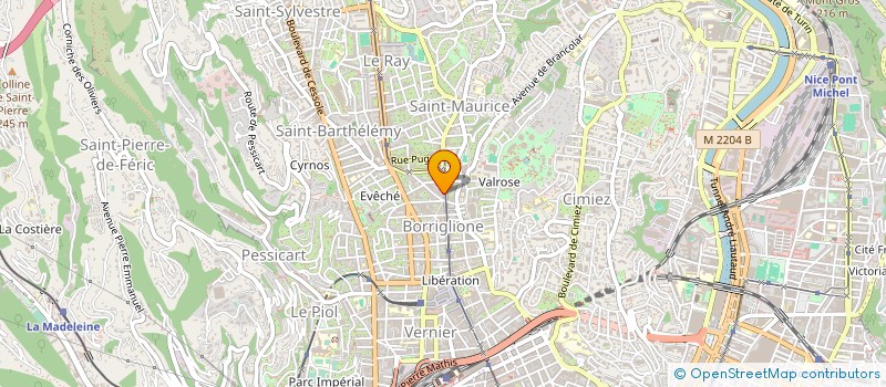 localisation de l'entreprise SELARL VALROSE à NICE