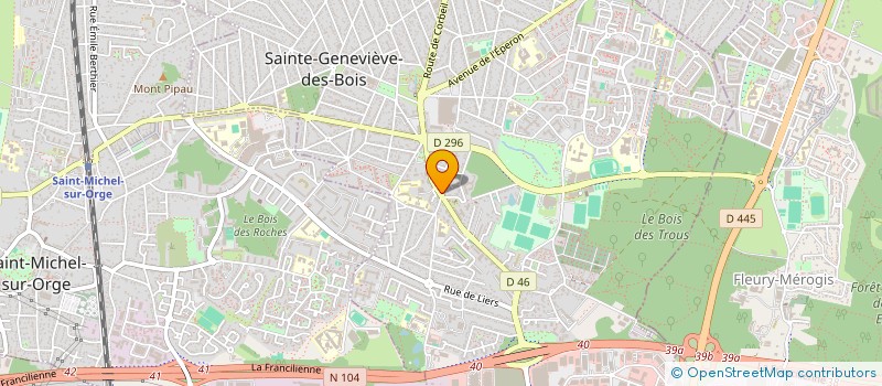 localisation de l'entreprise SELARL VAZIRI à SAINTE-GENEVIEVE-DES-BOIS