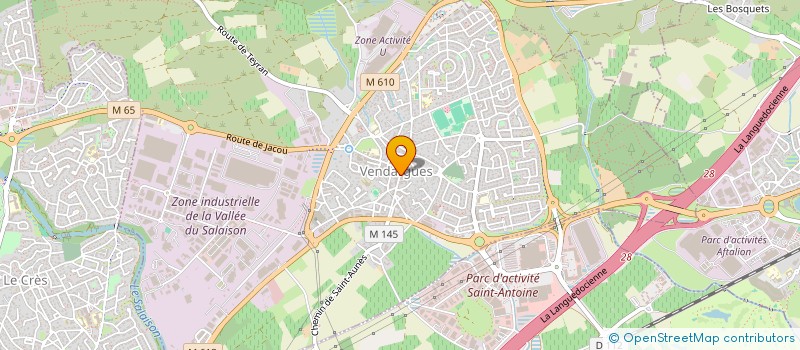 localisation de l'entreprise SELARL VERMALE ET VINCENT à VENDARGUES