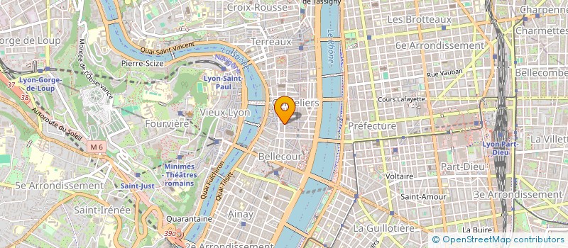 localisation de l'entreprise SELARL VERNE BORDET ORSI TETREAU  LYON