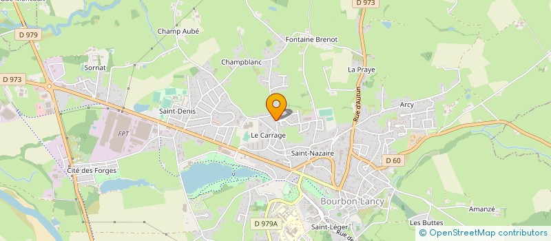 localisation de l'entreprise SELARL VERONIQUE GELY NOTAIRE à BOURBON-LANCY