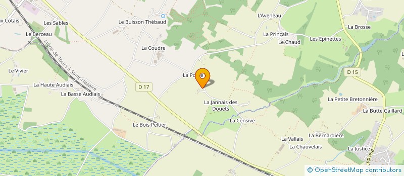 localisation de l'entreprise SELARL VETANIA à VIGNEUX DE BRETAGNE