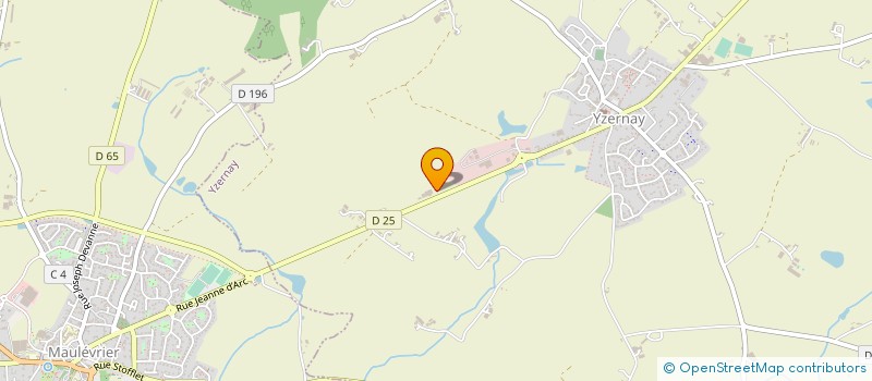 localisation de l'entreprise SELARL VETERINAIRE DE LA FORET à YZERNAY