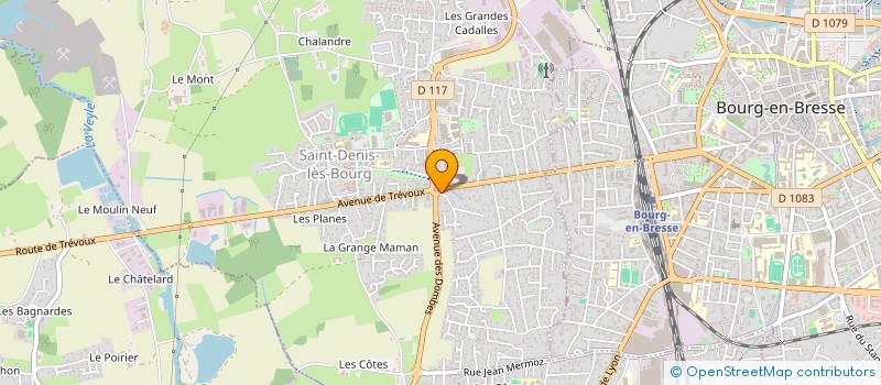 localisation de l'entreprise SELARL VETERINAIRE DU DOCTEUR CHARLET KAREN  SAINT-DENIS-LES-BOURG