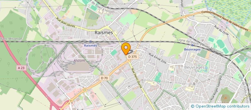 localisation de l'entreprise SELARL VETERINAIRE DUCOCHEZ  RAISMES