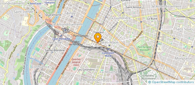 localisation de l'entreprise SELARL VETERINAIRE LEGRAND à LYON