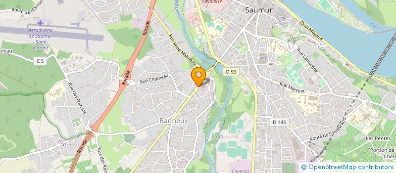 localisation de l'entreprise SELARL VETERINAIRES DES VIGNES à SAUMUR