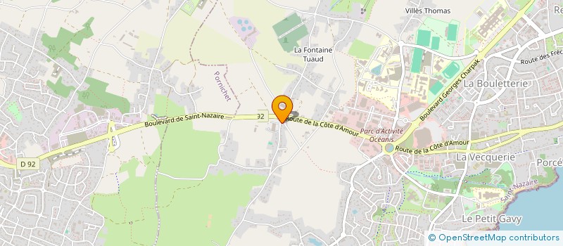 localisation de l'entreprise SELARL VETERINAIRES DR WIGDOROWICZ DR DUPONT à SAINT-NAZAIRE