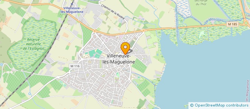 localisation de l'entreprise SELARL VETERINAIRES GEORGES MARNOT  VILLENEUVE-LES-MAGUELONE