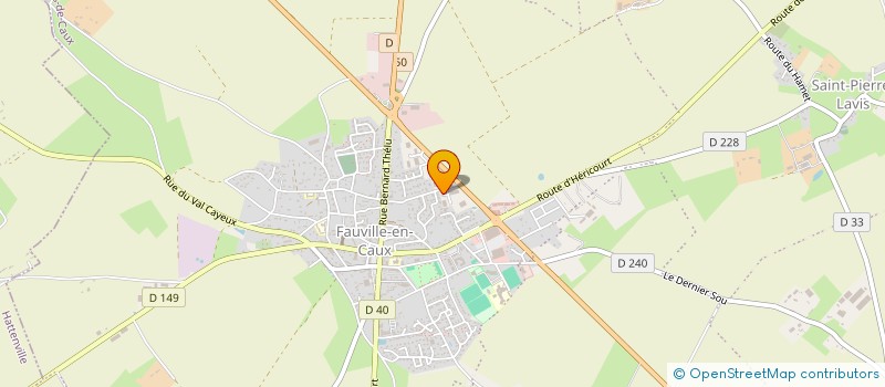 localisation de l'entreprise SELARL VETO COEUR DE CAUX  TERRES-DE-CAUX