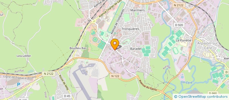 localisation de l'entreprise SELARL VETORILLAC à AURILLAC