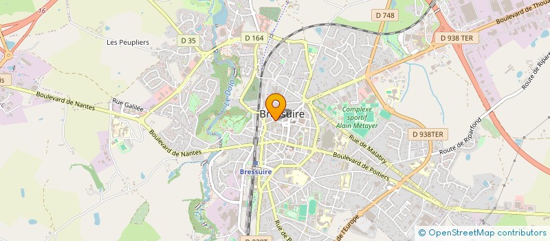 localisation de l'entreprise SELARL VEY GABORIAUD-CAILLEAU  BRESSUIRE