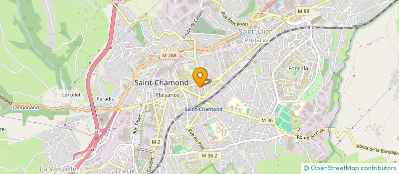 localisation de l'entreprise SELARL VIVABEN à SAINT-CHAMOND