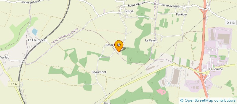localisation de l'entreprise SELARL VPLUS VARS AIGRE à VARS