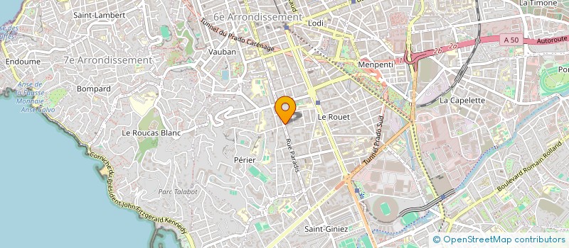 localisation de l'entreprise SELARL WEISS PELLETIER à MARSEILLE