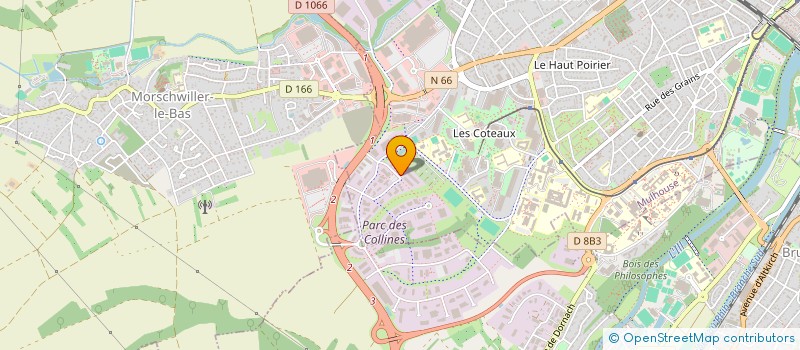 localisation de l'entreprise SELARL WELSCH-VITOUX  MULHOUSE