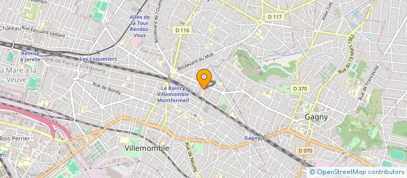 localisation de l'entreprise SELARL WRC SOINS INFIRMIERS à VILLEMOMBLE