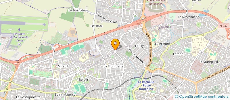 localisation de l'entreprise SELARL XAVIER LAURENT KINE  LAGORD