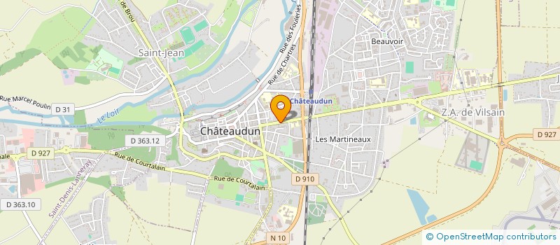 localisation de l'entreprise SELARL YANN LUVEN à CHATEAUDUN