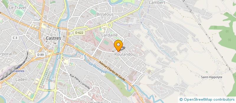 localisation de l'entreprise SELARL YAZBECK SALLY  CASTRES