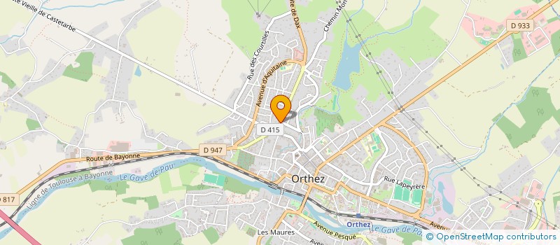 localisation de l'entreprise SELARL YVES SUFT à ORTHEZ