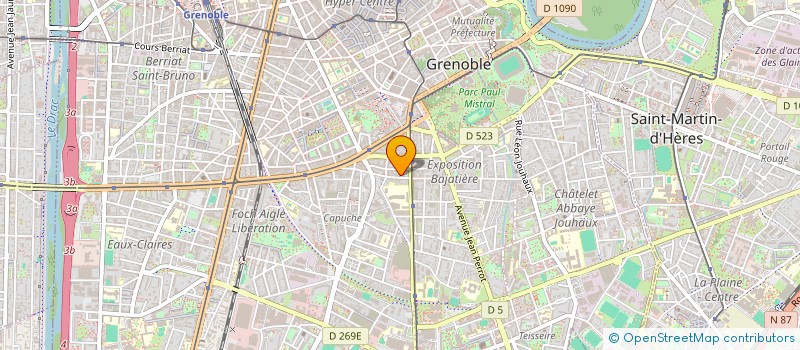 localisation de l'entreprise SELARL Z CHRON - ARCHITECTE  GRENOBLE